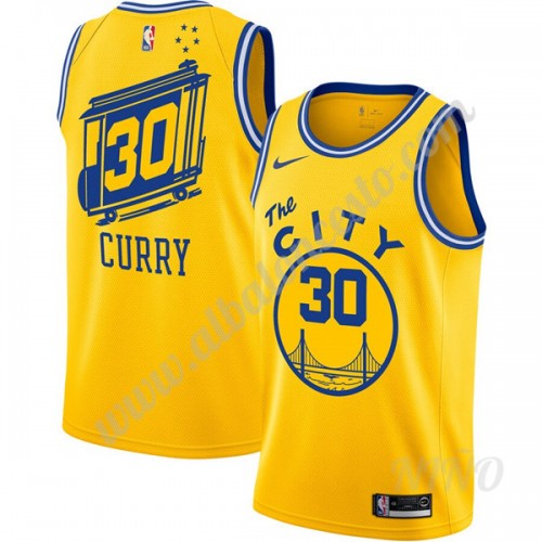Camisetas NBA ninos Warriors CURRY Amarillo baratas